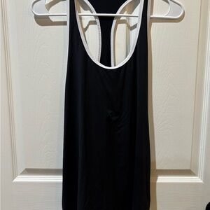 ALO Yoga Black Top with White Logo